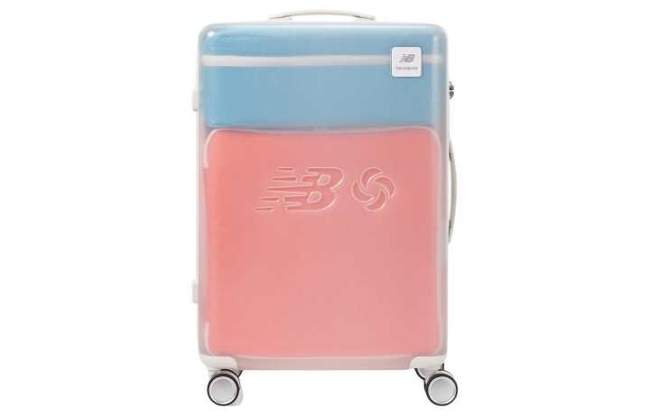 New Balance New Balance SAMSONITE Collaboration Polycarbonate Suitcase Luggage 24 Inch Unisex White