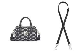 Luxury Care Artisan Workshop Leather Bag Straps Women's Black