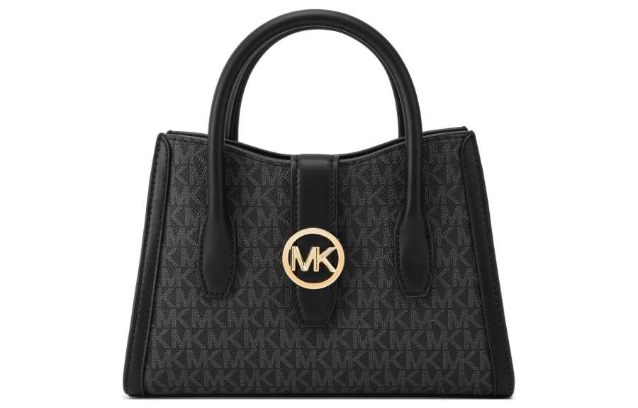 MICHAEL KORS Gabby Artificial Leather Crossbody Handbag Small Women's Black