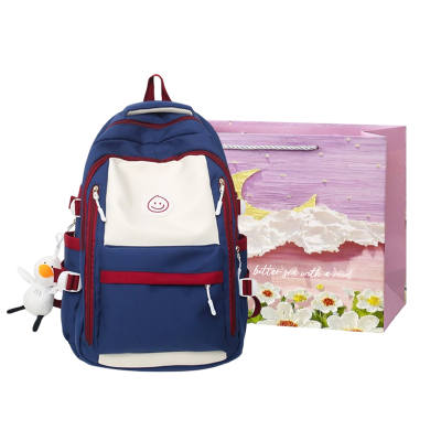 Bansusu Nylon Backpack Regular Unisex Pink/Blue/Khaki/Green