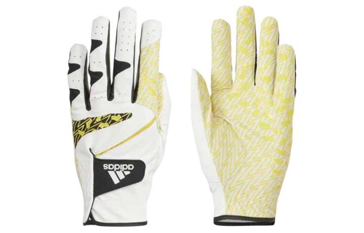Adidas Adidas Polyester Gloves Men's White Yellow