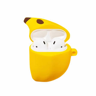 LINGYOUCHUANGHUO Silicone Banana Styling Wireless Bluetooth Headphone Case