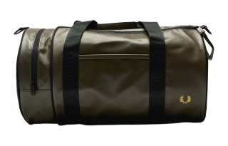 FRED PERRY Polyester Shoulder Bag, Crossbody Bag, Handbag Regular Men's Green