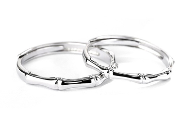 OWO 925 Sterling Silver Rings Unisex Gift Box Set