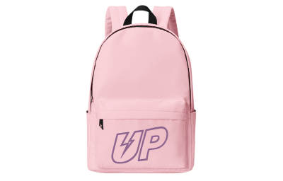 TURN UP Polyester Backpack Unisex Pink