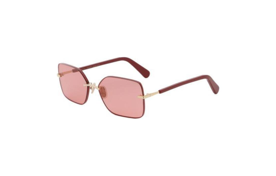 Zimmermann Acetate Irregular Shape Sunglasses Women's Red