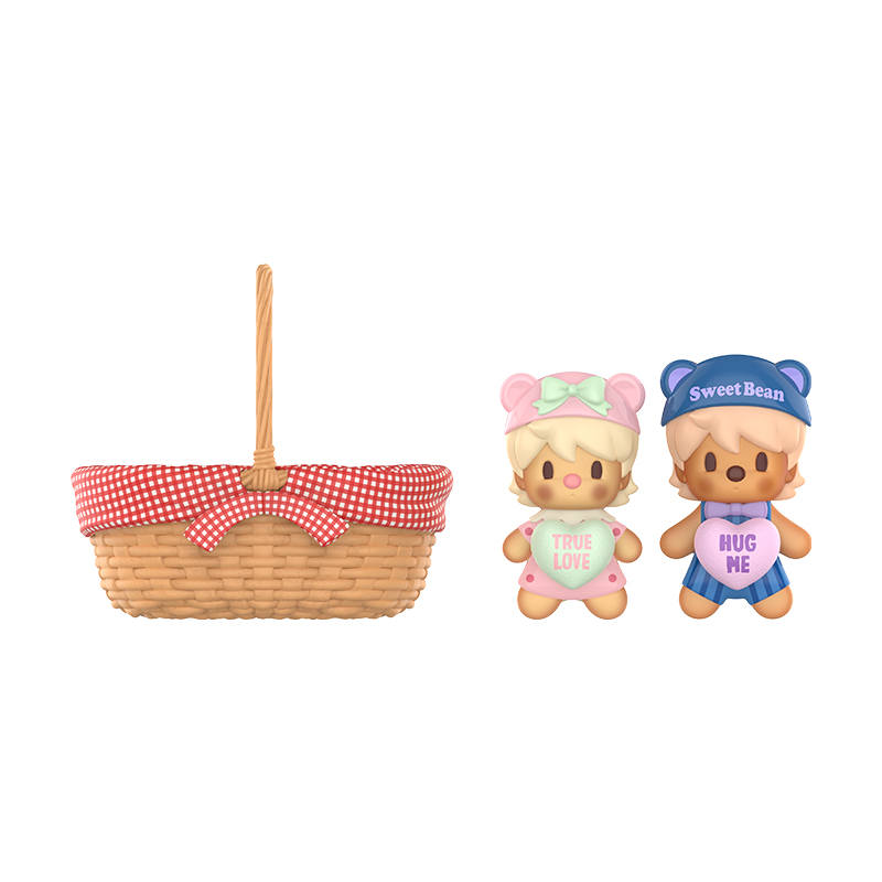 POP MART POP MART Small Sweet Bean Cookie, Basket Accompaniment Trendy Figures
