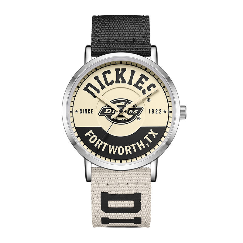 Dickies Wrist Watches Quartz Movement Nylon Strap Purple Watch Dial Women's Watch