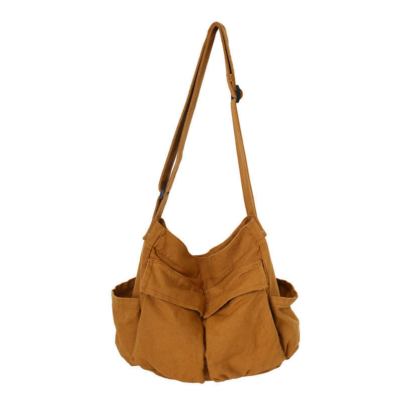 GEERDUN Canvas Bag, Shoulder Bag Regular Unisex Multicolor