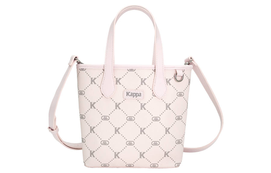 Kappa Matte Leather Handbag Regular Women's Peachy Puff Pink