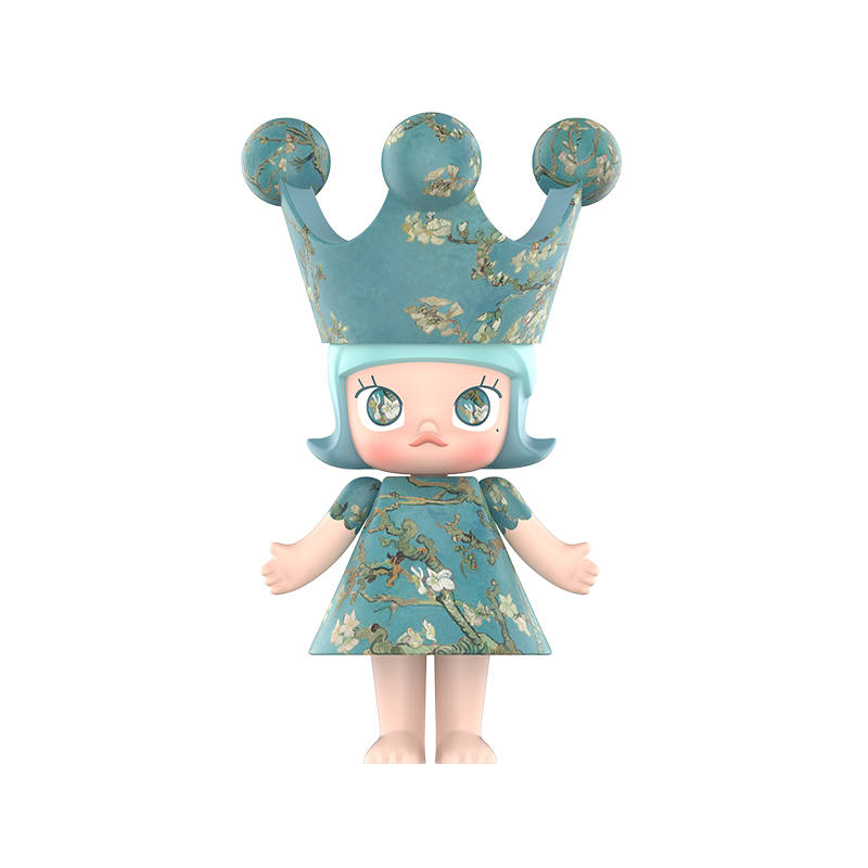 POP MART POP MART Mega Royal Molly Van Gogh Museum Almond Blossom 4