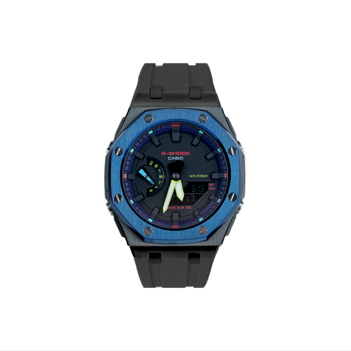CASIO CASIO Unisex Liquid Crystal/Analog Dual Display Series 44mm Black Watch