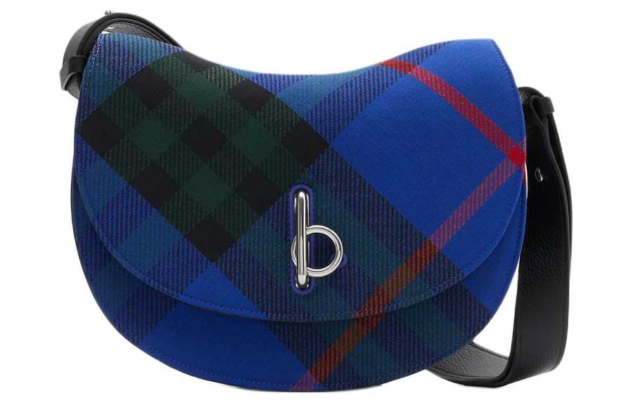 Burberry Rocking Horse Cotton Crossbody Bag, Shoulder Bag Women's Knight Blue