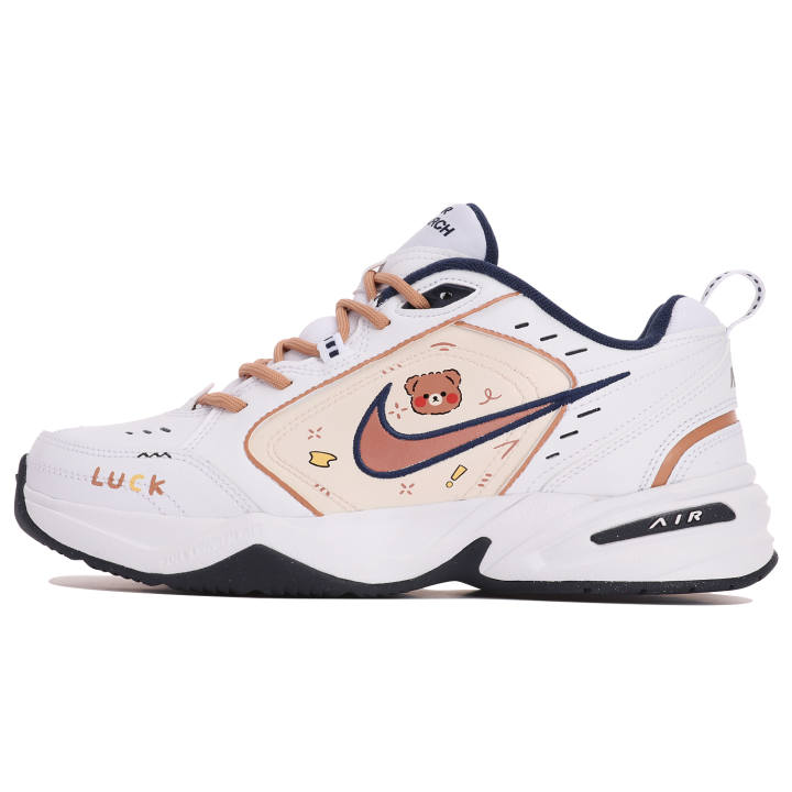 Nike Nike Air Monarch 4 Textile, Leather Cushioning Slip Resistant Abrasion Resistant Low top Chunky Sneakers Unisex