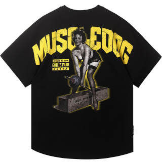 Muscle Dog Casual T Shirt Workout Clothing Men's