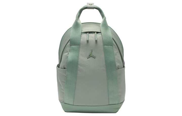 Jordan Jordan Two Way Zip Closure Recycled Nylon Backpack Mini Women's Jadeite Green