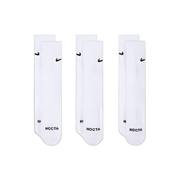 Nike Nike X Nocta Crew Pack Of 3 Socks White