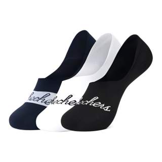 Skechers Colorful No Show Socks Unisex 3 Pack