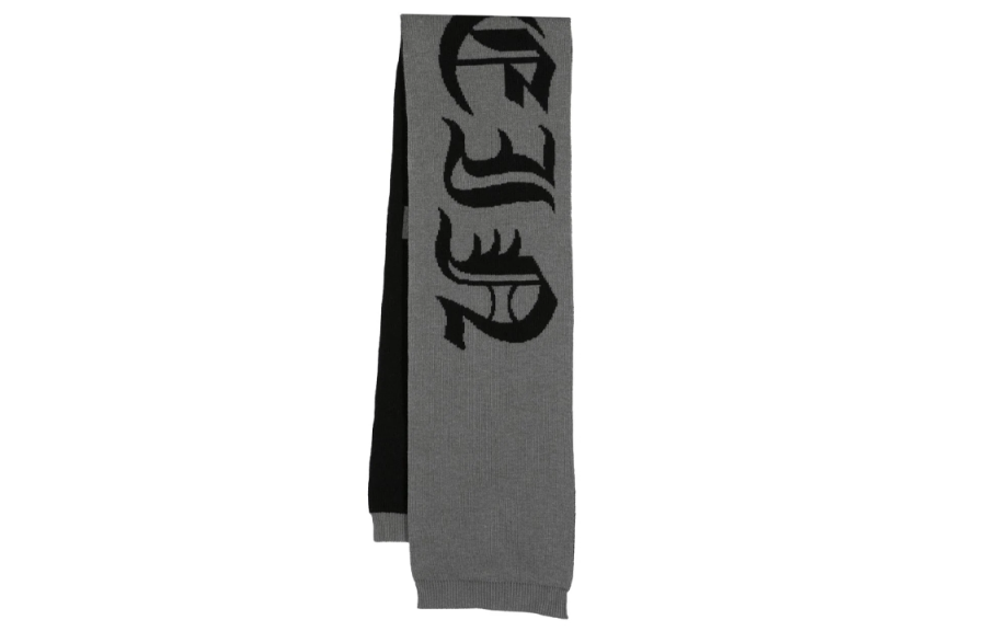 PHILIPP PLEIN Gothic Wool Scarf
