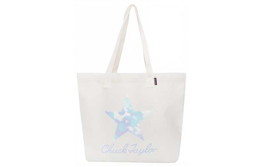 Converse Polyester Tote Bag, Shopping Bag, Shoulder Bag, Handbag Regular Women's White