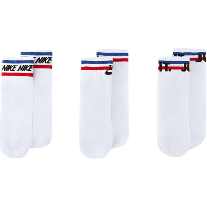Nike Nike Ankle Socks Unisex 3 Pack White