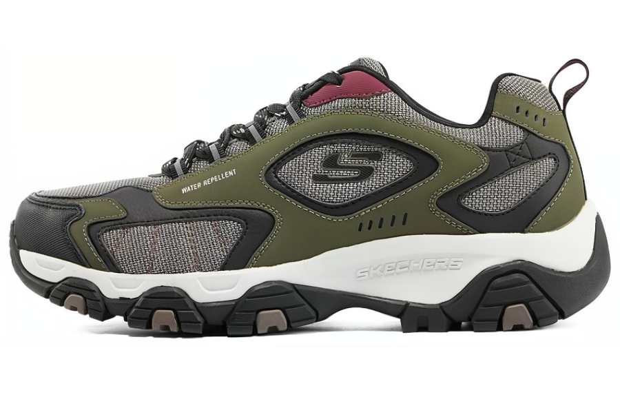 Skechers Casual Shoes Men's Low Top Olive Green