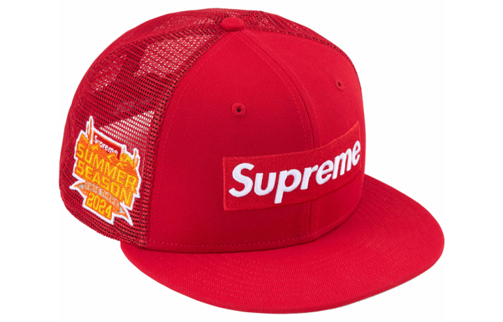 Supreme Supreme Box Logo Mesh Back New Era Cap SS24