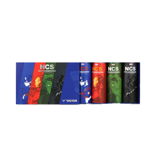 VICTOR Marvel New Carbon Sound Ball Synthetic Shuttlecock 3 Pack Faux Fur Lightweight Shuttlecocks