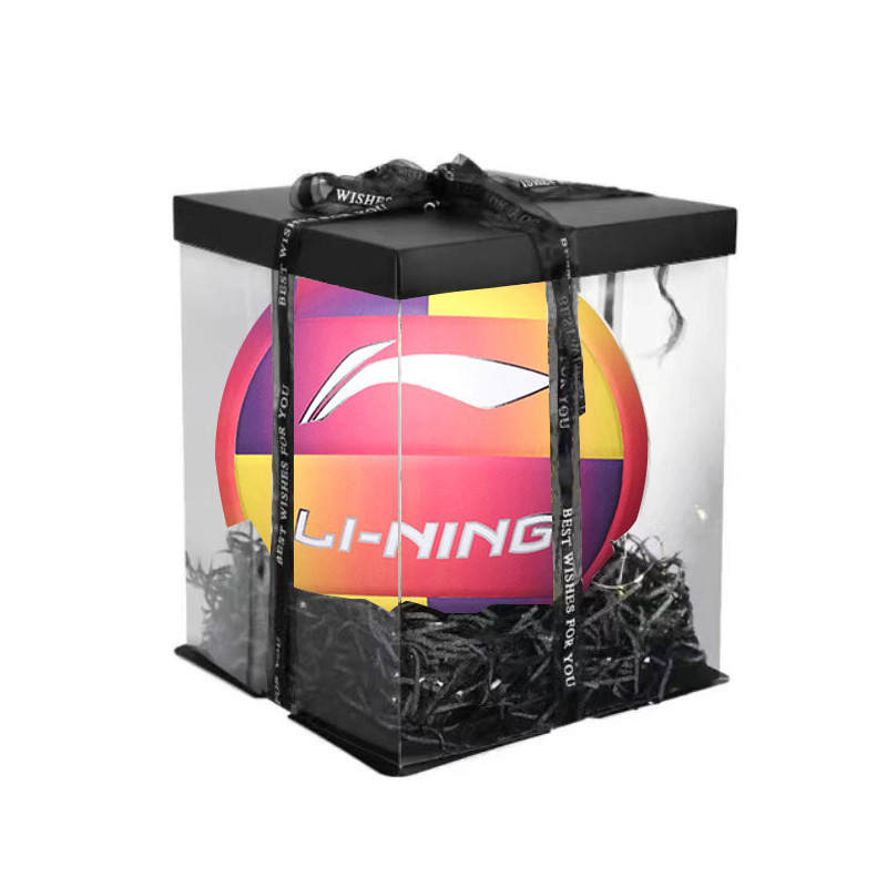 Li-Ning Li Ning Pu Size 5 Volleyball Unisex Purple Yellow Gradient