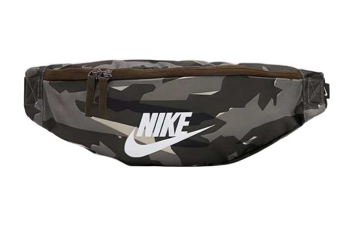 Nike Nike Zoom Heritage Polyester Shoulder Bag, Crossbody Bag, Fanny Pack Regular Men's Green Camouflage