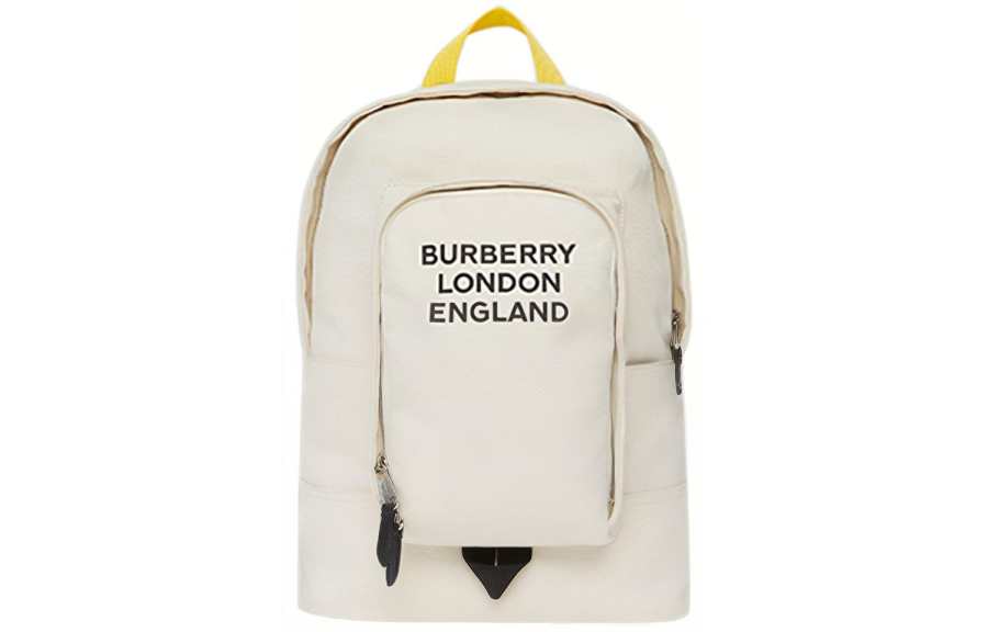 Burberry Burberry Canvas Backpack Large Men's Light Yellow
