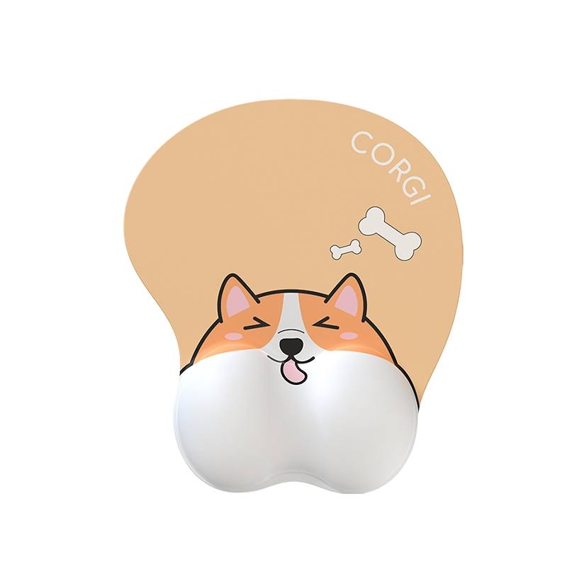 LZL Cute Good Looking, Gaming Office Keyboard Wrist Rest, Silicone Wrist Brace, Slip Resistant Mouse Pads