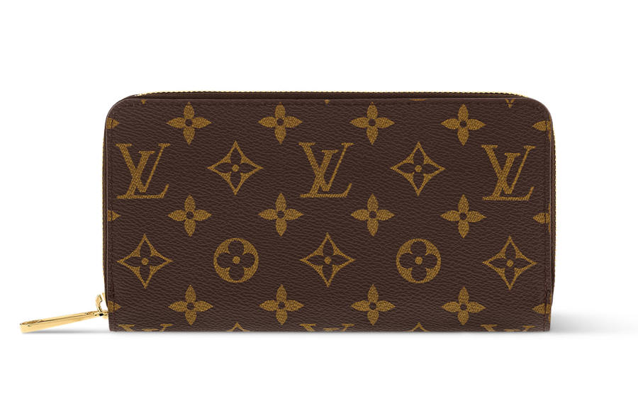 LOUIS VUITTON LOUIS VUITTON Zippy Wallet Monogram Brown