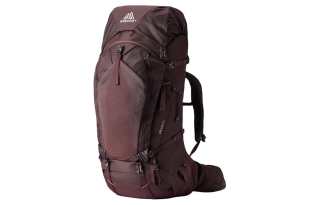 GREGORY 60L Outdoor Bags Recycled Nylon Eggplant Skin Purple Women's