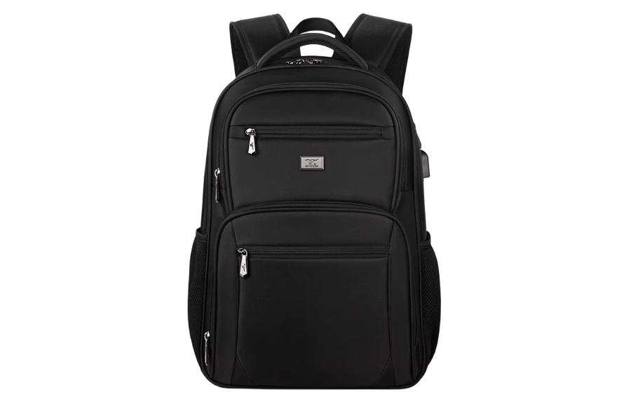 SEPTWOLVES SEPTWOLVES Fabric Backpack Large Men's Black