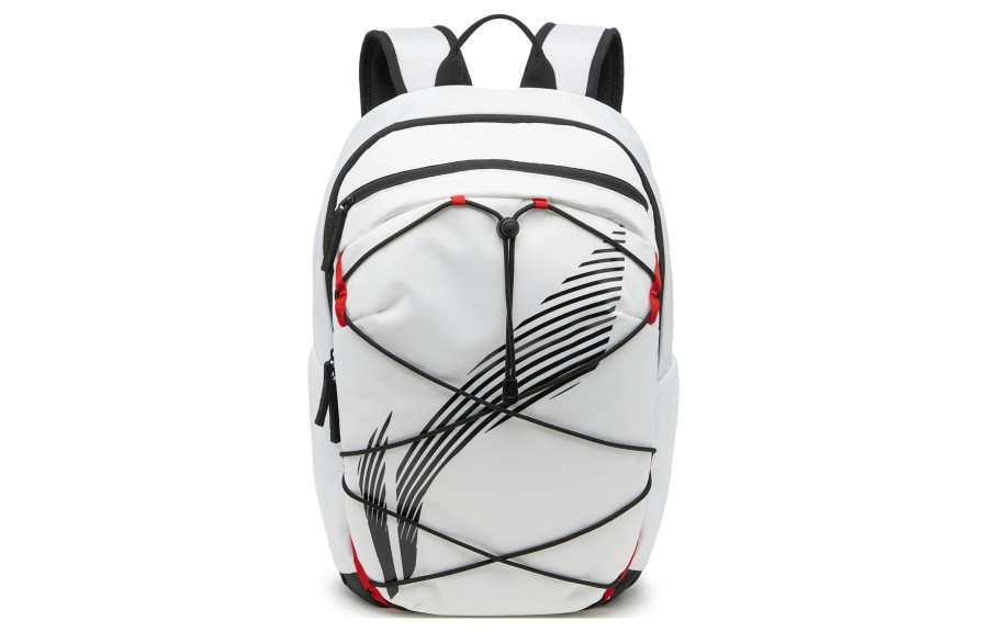 Li-Ning Li Ning Fitness Series Polyester Backpack Unisex White