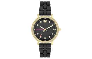 Juicy Couture JUZI Wrist Watches Quartz Movement Metal Strap 36 Black Dial Women's Watch Casual JUCO 1036160