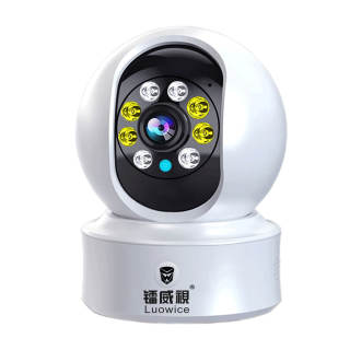 Luowice Wireless WiFi Network HD 360-Degree Panoramic Night Vision With Voice Control Indoor PTZ Smart Cameras