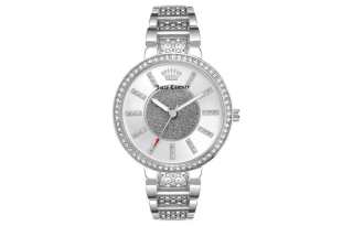 Juicy Couture JUZI Wrist Watches Quartz Movement Metal Strap 36mm Silver Dial Women's Watch Casual JUCO 1036165