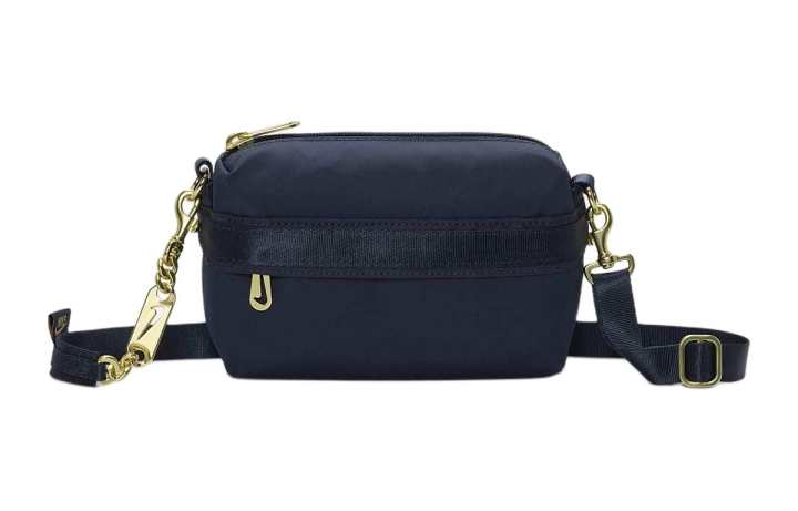 Nike Nike Minimalist Fashion Fabric Shoulder Bag Women's Lightning Blue/Lightning Blue/Sesame Brown