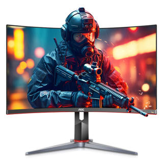AOC CQ27G2X 27 Inches VA Panel 1ms Response 180HZ Refresh Rate Monitors Rotating Height Adjustment