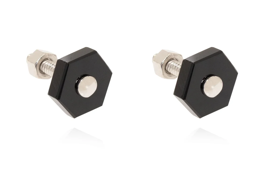 Lanvin Screw-Head Detailed Studded Cufflinks