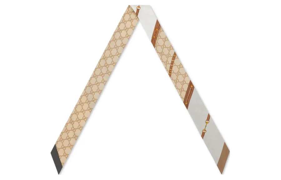 GUCCI Gucci Printed silk ribbon