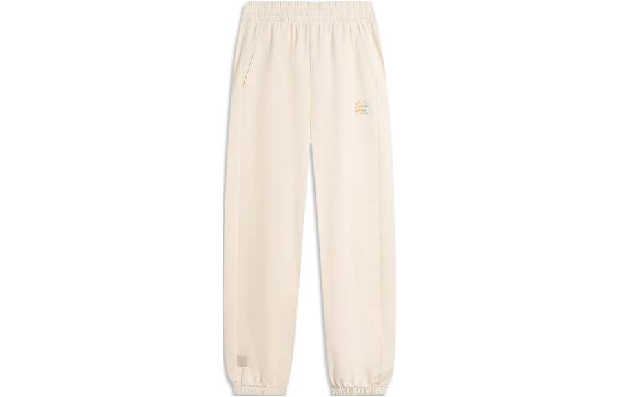 Li-Ning Li Ning Sports Life Collection Knitted Sweatpants Women's Swan White B Regular