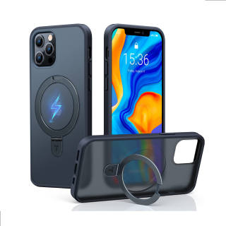 TORRAS Pivot Case Q1 With Bracket, Matte Anti Fingerprint Magsafe Magnetic