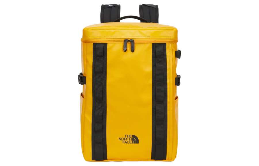 THE NORTH FACE 19L Backpack Outdoor Bag Polyester With Nylon Yellow Unisex