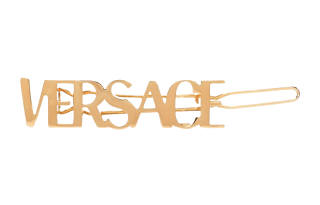 VERSACE 【Previous Season】logo hair clip