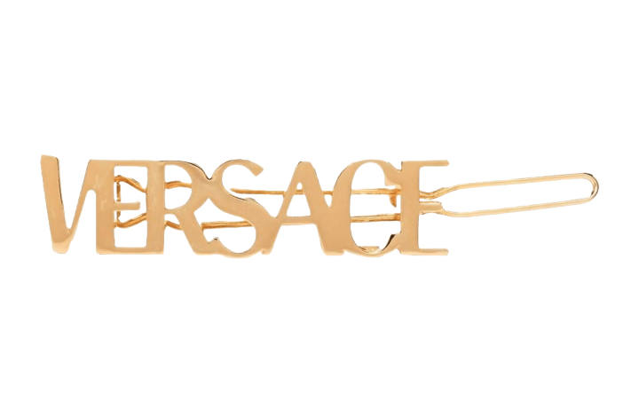 VERSACE 【Previous Season】logo hair clip