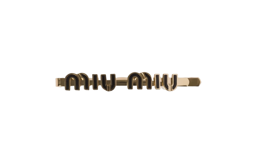 Miu Miu logo-lettering hairclip