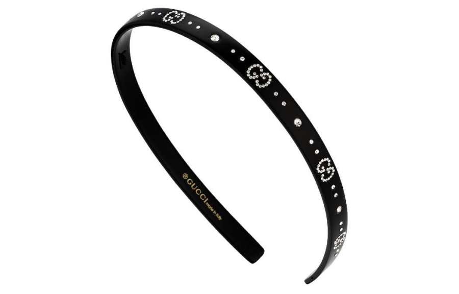 GUCCI Double G Crystal-embellished Hairband